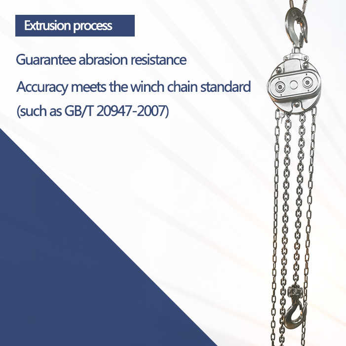 Stainless steel hoist chain